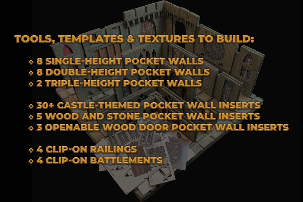 Product image for Strongholds System Add-on Download. 202608 Fab Strongholds Parts List.