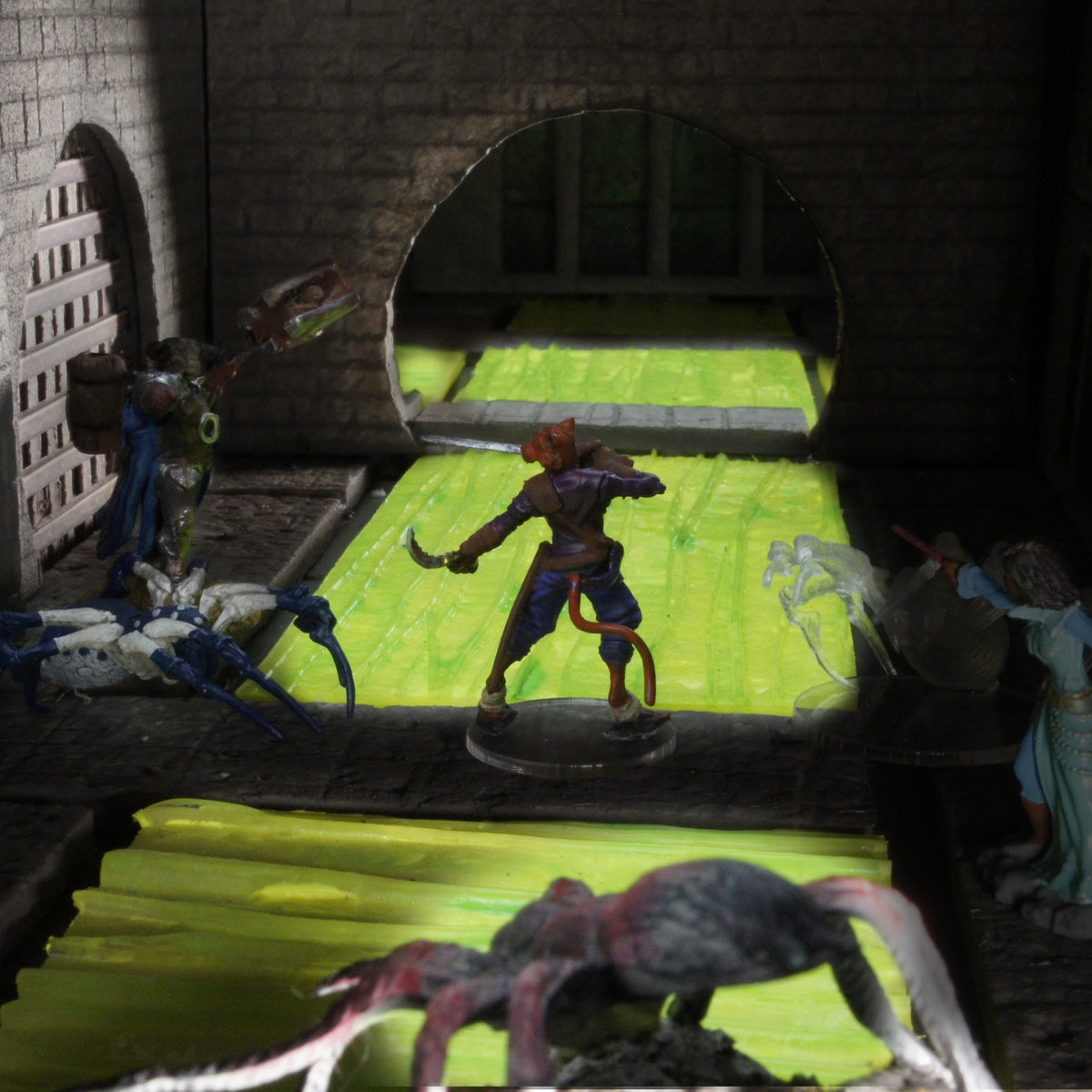 Product image for The Fugitive - A 5e TERRAINO Adventure & Sewers Add-on Download. Sewer Flavor Pic.