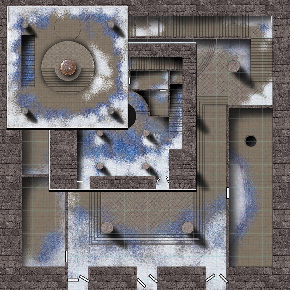 Product image for The Frozen Temple of Ranzakka - A Dungeons & Dragons 5e Original Adventure. Ranzakka product image 3.